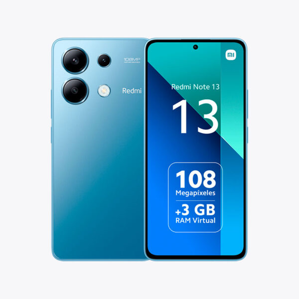 Xiaomi Redmi Note 13 4G LTE (8GB + 256GB) 108MP Versión global (cover - mica incluido)