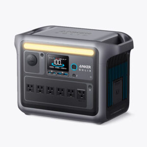 Estación de energía portátil Anker SOLIX C1000, generador solar de 1800 W (máximo 2400 W), carga completa en 58 min, batería LiFePO4 de 1056 Wh